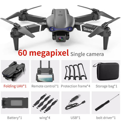 New E99 Drone FPV Brushless Motor GPS Return 360° Laser Obstacle Avoidance 4K HD Dual Camera RC Quadcopter Drone Kid Gift Toys